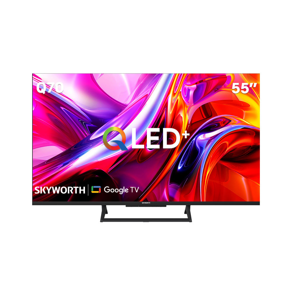 ทีวีคิวแอลอีดี 55 นิ้ว SKYWORTH (4K) Q70 GOOGLE TV สีดำ_0